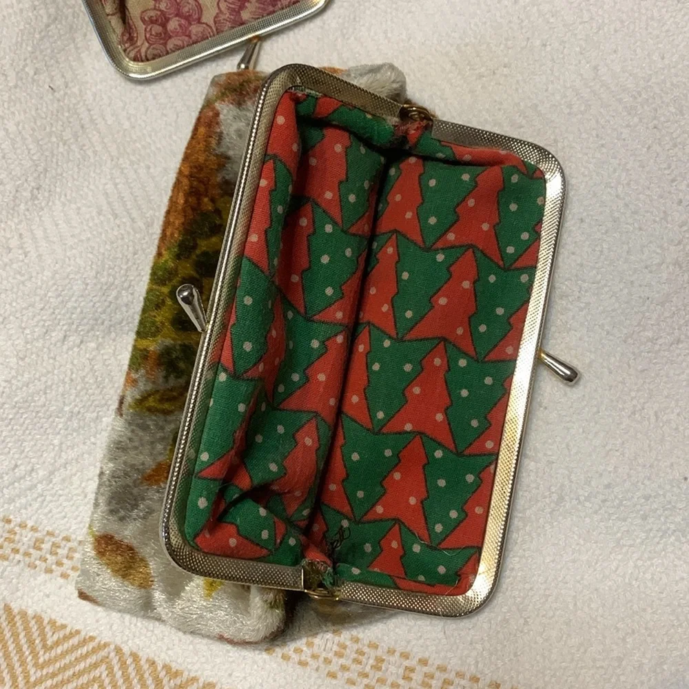 Handmade Floral Velvet Coin Purses